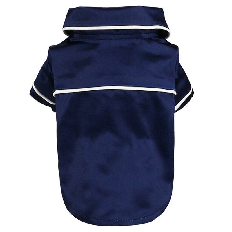 Pet Dog Pajamas Soft Silk French Bulldog Pajamas Pet Coat Clothing For Small Dogs Shih Tzu Puppy Cat Clothes Pets Clothing: dl / S