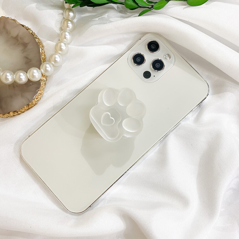 Mobile Phone Bracket Mount Cute Animal Claw Paw Airbag Expanding Stand Phone Finger Holder Support for iPhone Samsung Xiaomi