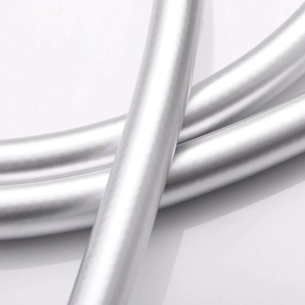 Doucheslang 100 Cm Zwart - Knikvrije Flexibele PVC Doucheslang Met Draaibare Aansluiting