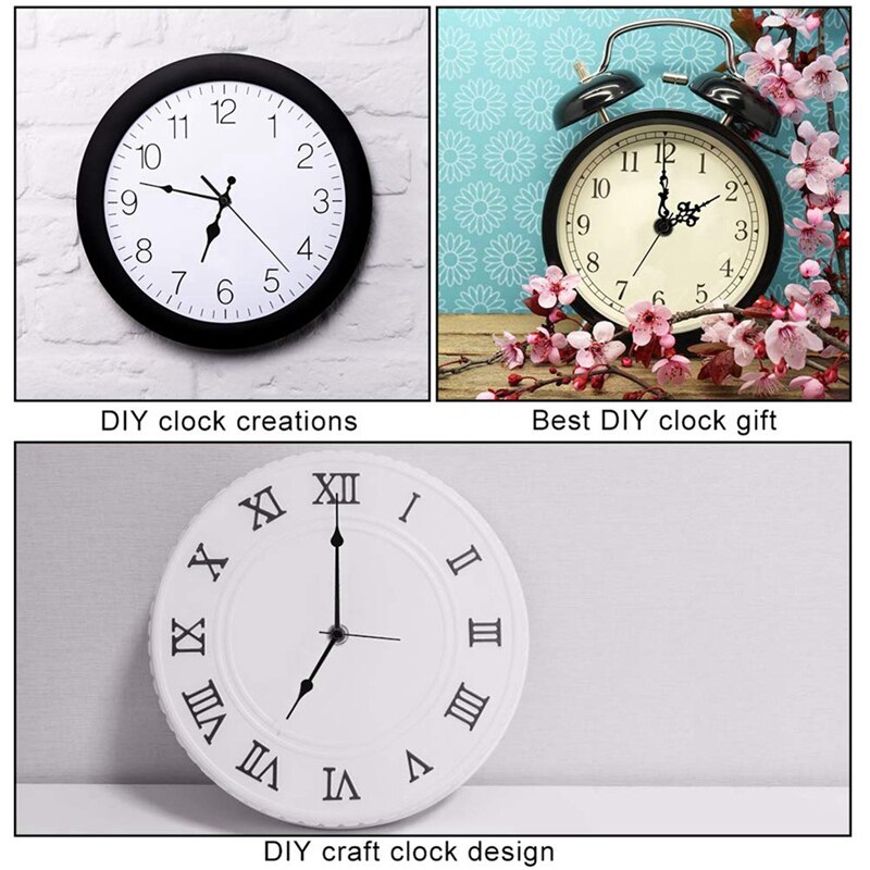 DIY Wall High Torque Long Shaft Clock Movement Mechanism Kits with Replacement Repair Parts Silent Custom Clock