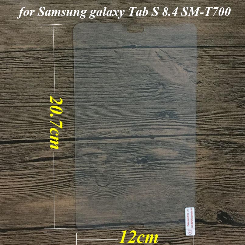 Screenprotector voor samsung galaxy tab  s 8.4 gehard glas 0.3mm 9h film voor 8.4 inch samsung sm -t700 sm-t705 helder glas