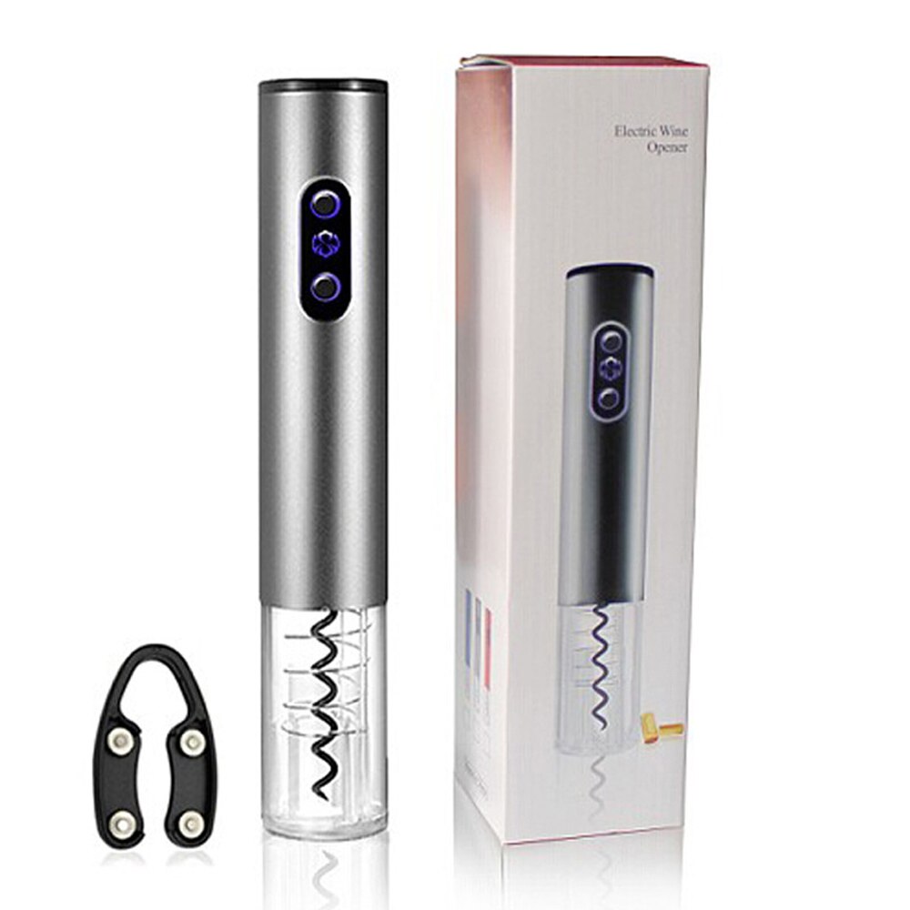 Automatic Electric Wine Opener Corkscrew Wine Bottle Opener Kit With Foil Cutter Kichen usb Recharge Electric Bottle Opener