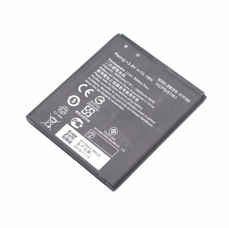 1x2660 mAh Bateria de Substituição Para ASUS Zenfone B11P1602 Ir 5 "ZB500KL X00AD X00ADC X00ADA Baterias