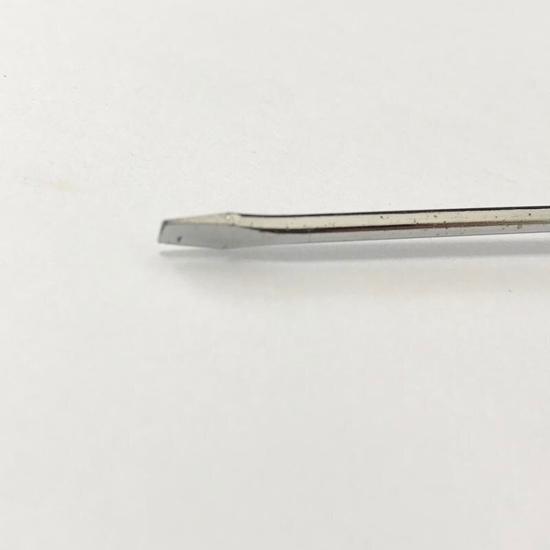 5pcs "-" one type small screwdriver transparent crystal handle 3*75MM