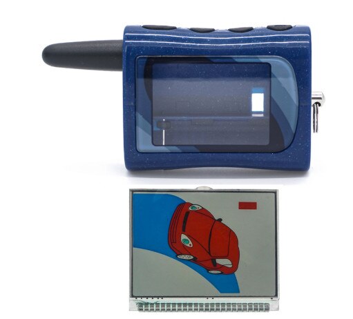 Ma Case Sleutelhanger + Lcd Display Voor Scher-Khan Magicar Een Lcd Afstandsbediening Scher-Khan Ma Auto alarmsysteem