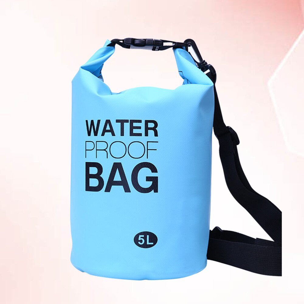 5L Inflatable Bag 500D Waterproof PVC Gear Bags Outdoor Mesh Fabric Sports Buoy for Boating Kayaking Fishing Rafting Swimming Ca: Blue