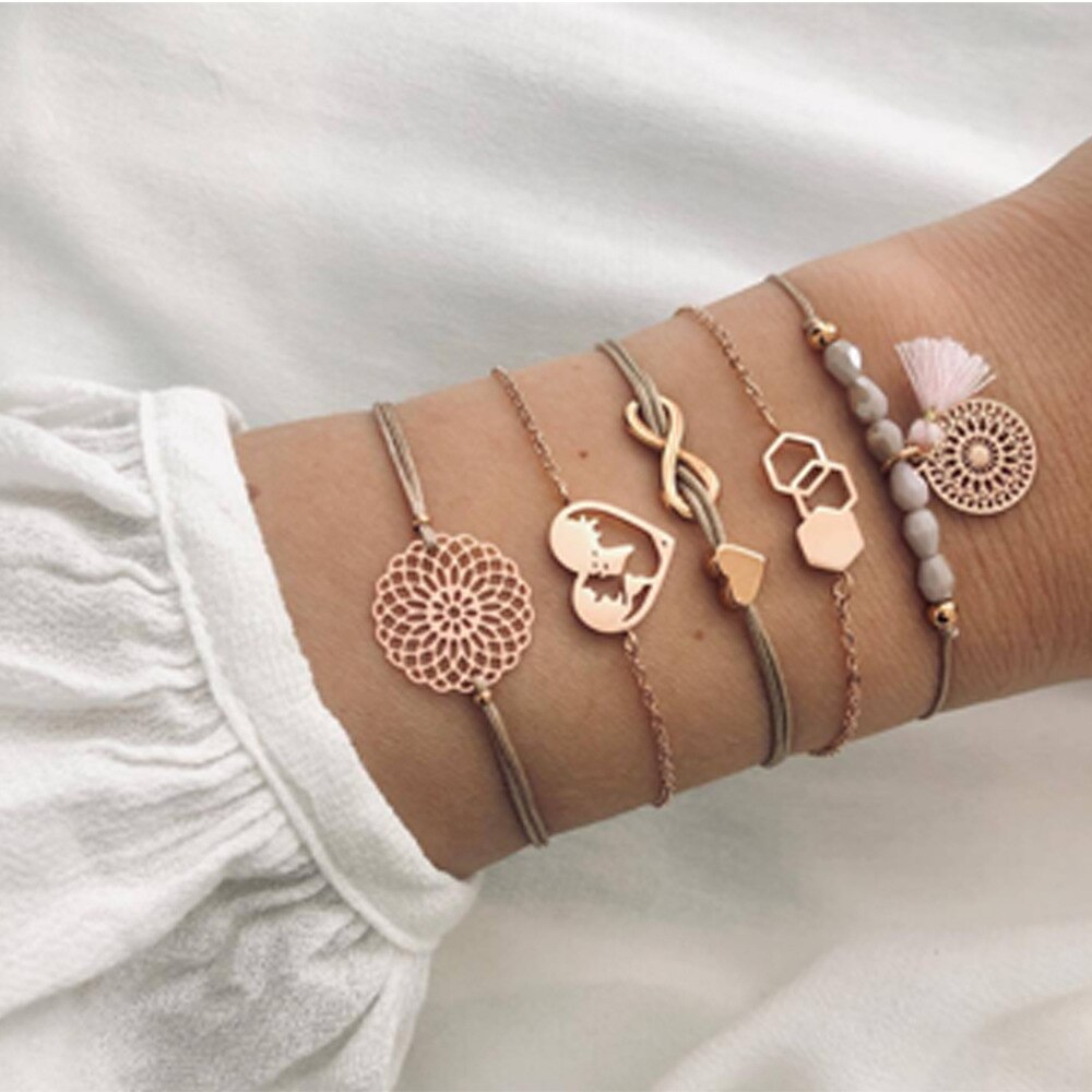 Multi Stil Hand Schmuck Einfache retro Armbinde Diamant Geometrische Armbinde einstellen Ketten Armreif Feine Schmuck Party: AB105