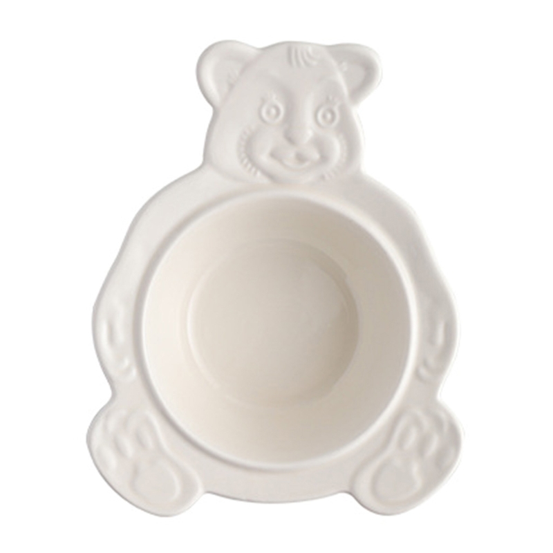 Ceramic Cereal Bowls Breakfast Milk Cereal Fruit Salad Bowl Cute Bear Ceramic Bowl Dessert Baking Bowl Kitchen Tool