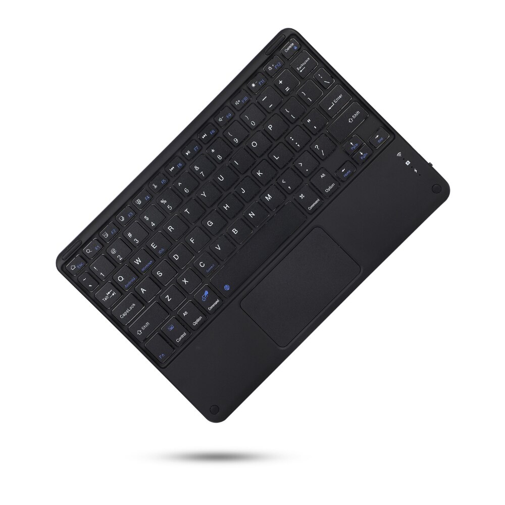 Touchpad Wireless tastiera telefono Tablet PC Mouse magnetico ricaricabile Ultra sottile per iPad Air per Huawei Samsung: black keyboard