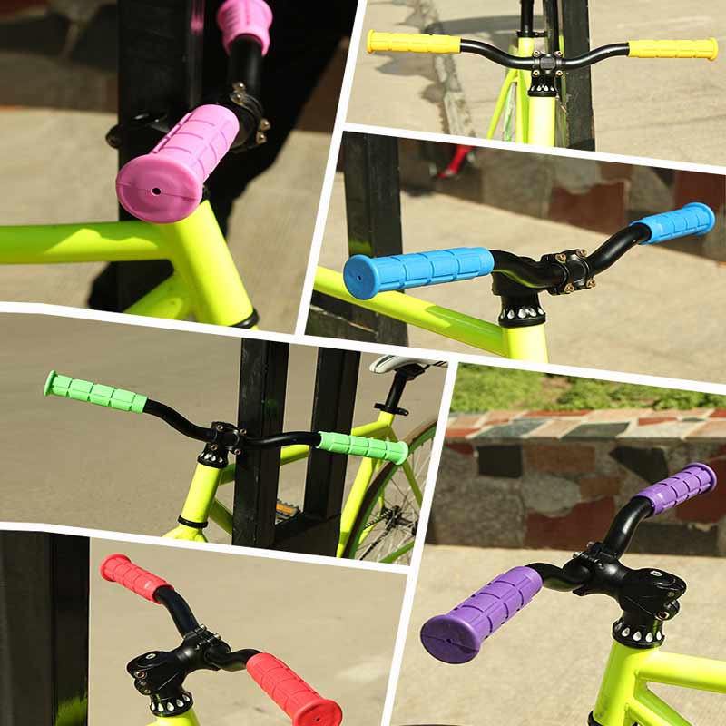 1 par de guidão de bicicleta, peças de borracha macia, ciclismo, mountain bike, scooter, barra de engrenagem fixa, ferramenta de extremidade, acessórios 88