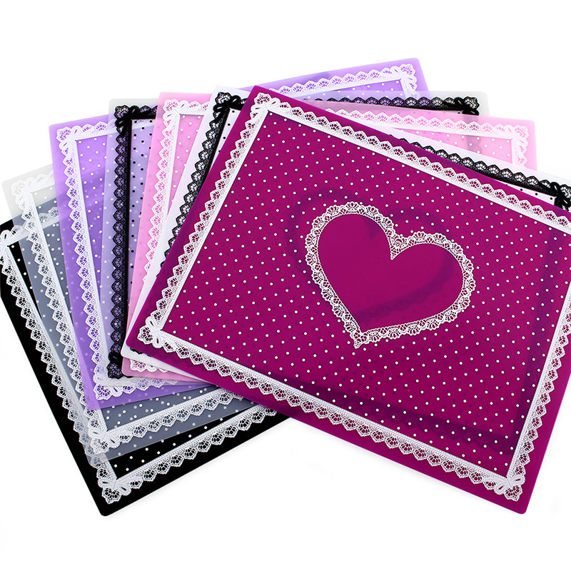 Siliconen Nail Mat Opvouwbare Nail Tafel Matten Kant Nail Hand Kussen Pad Leuke Dot Manicure Tafel Wasbare Nail Kleur Pads nail Art