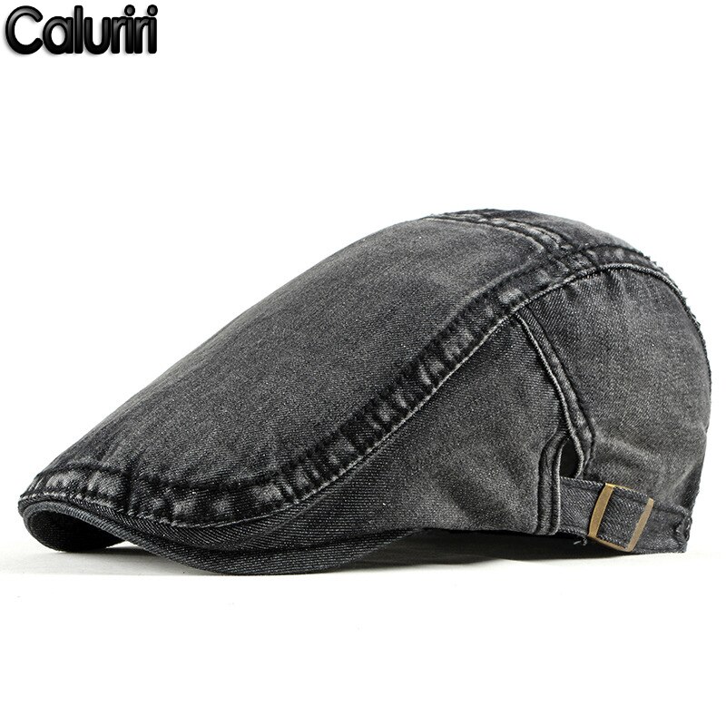 Coucoland Heren Zomer net Baret Ademende Pet met Klep Scheermuts Newsboy Flat Cap Baskenmuts Heren Dagelijks Leven Accessoires Lichtgrijs