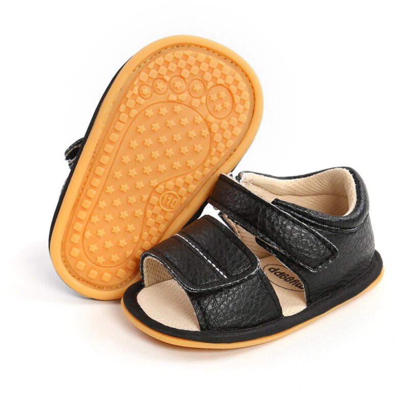 Sandali estivi per bambini pantofole per bambina ragazzo bambini primi camminatori scarpe PU 0-18 mesi 2021: B / 7-12 mesi