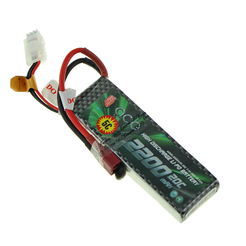 Gens ACE 2S Lipo 3S Battery 7.4V 11.1V 800mAh 1300mAh 1800mAh 2200mAh 3300mAh 4000mAh 5300mAh with T/XT60 Plug: 2S 2200MAH 20C