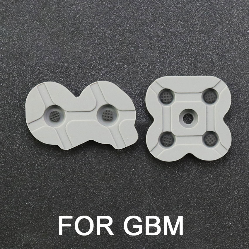 Cltgxdd 1 Set Game Console Reparatie Onderdelen Geleidende Siliconen Pads Voor Gb Gba Sp Gbc Ndsl Ps4 3ds Ps3 Xbox 360 Ndsi Soft Pads: Zilver