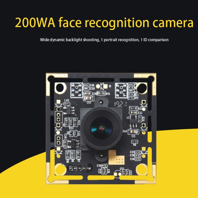 2MP WDR Face Recognition USB Camera AR0230 Wide Dynamic and Strong Backlight Face Recognition Camera Module 1080P
