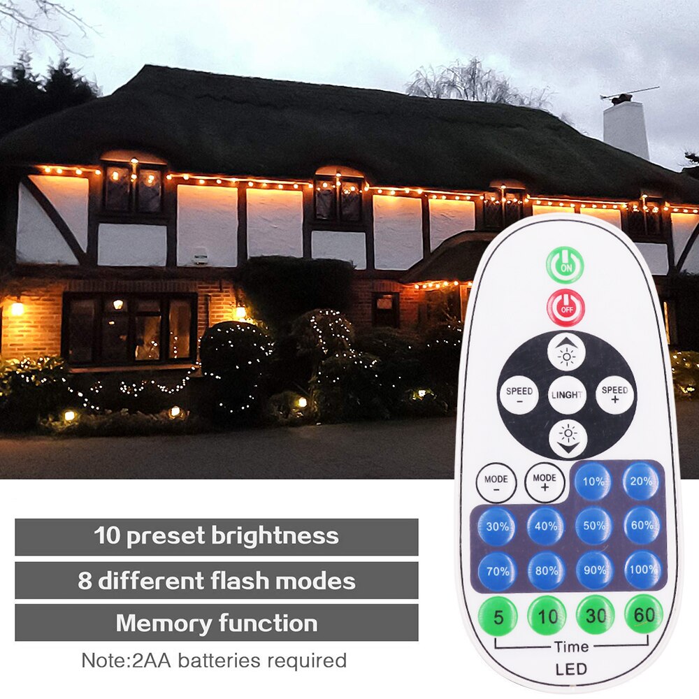 110V 220V Dubbele Hoofd Uitgang Dimmer Met 23key Rf Afstandsbediening 2500W 6 Mm 12 Mm 15mm Pcb Voor Led Strip Neon Light Eu/Uk/Us/Au