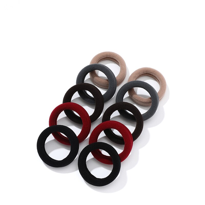 2/5/10 Teile/satz Frauen Mädchen Einfache Feste Breite Scrunchies Gummibänder Dame Weiche Elastische Haarband Weibliche haar Zubehör: Lila