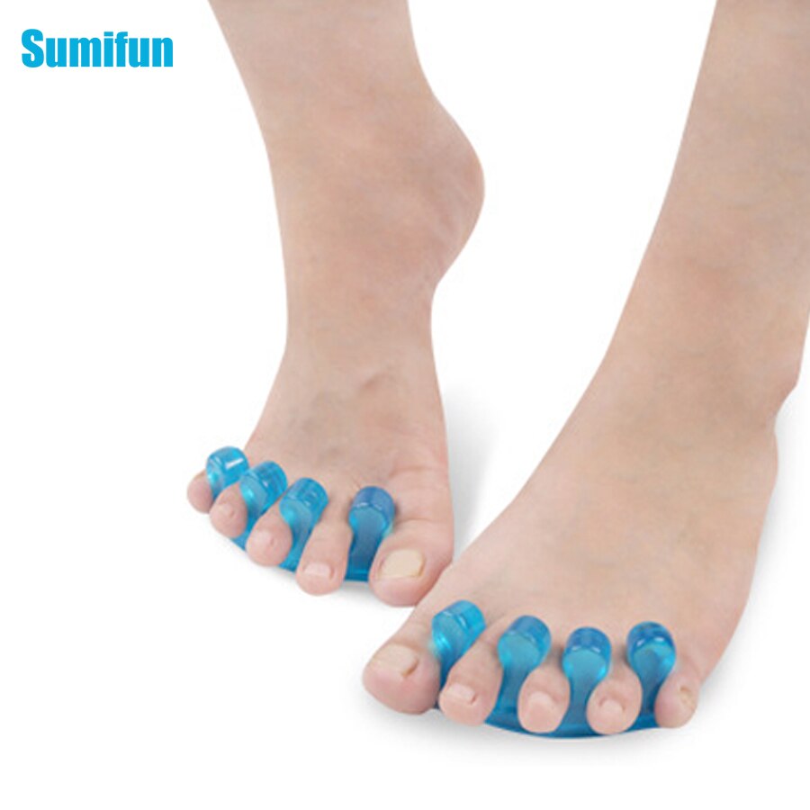 Sumifun 2Pcs Soft Silicone Toe Separator Gel Toe Separating Form For ...