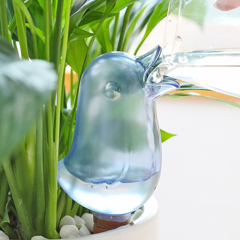 Sistema de riego por goteo en forma de pájaro, Kit de gotero para maceta de flores, semillas de jardín, florero de plantas, herramientas de bebedero automático, 1/2 Uds.