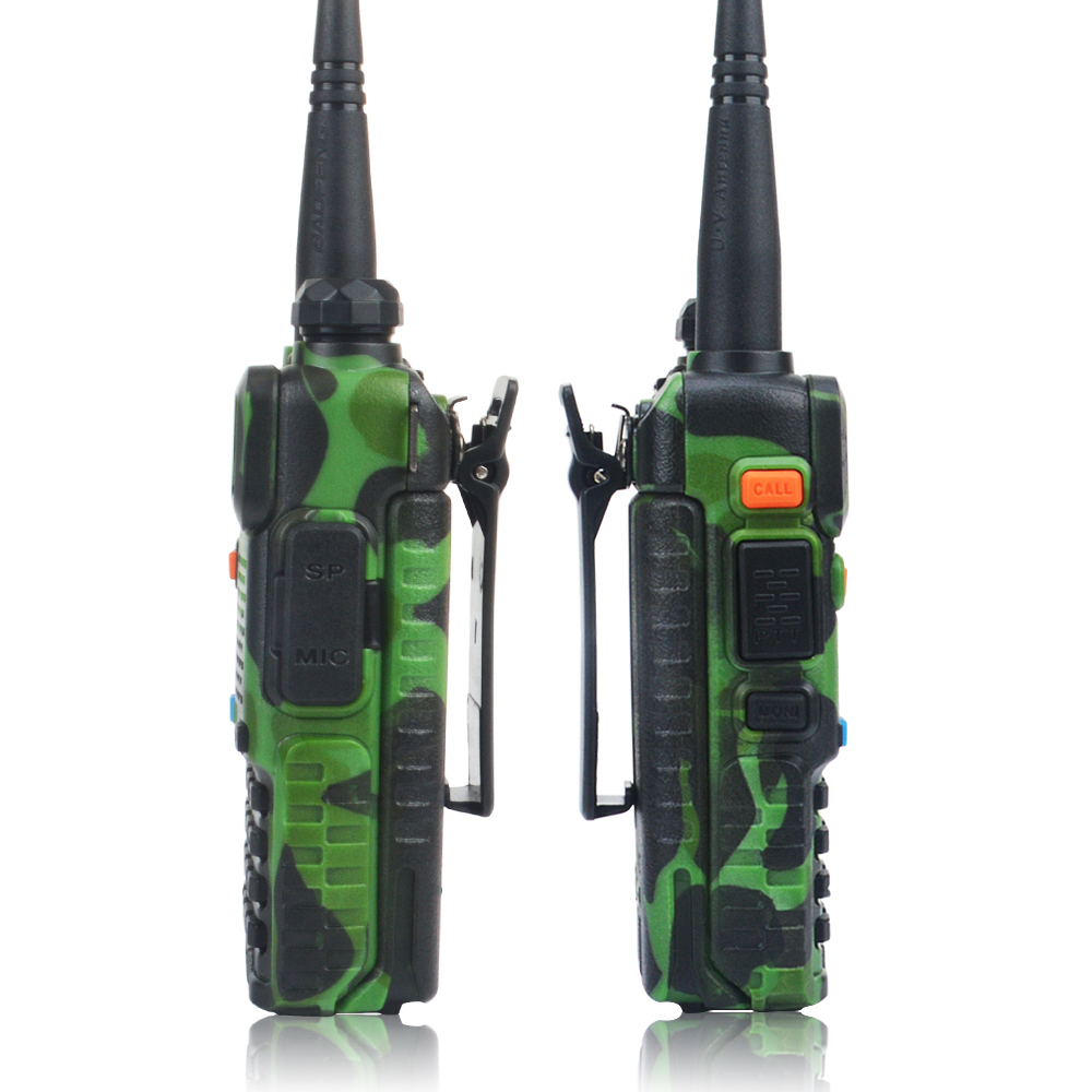 Baofeng UV-5R Dualband Walkie Talkie VHF 136–174 MHz UHF 400–520 MHz 128 Kanal 5 W FM tragbares Zwei-Wege-Radio mit Headset