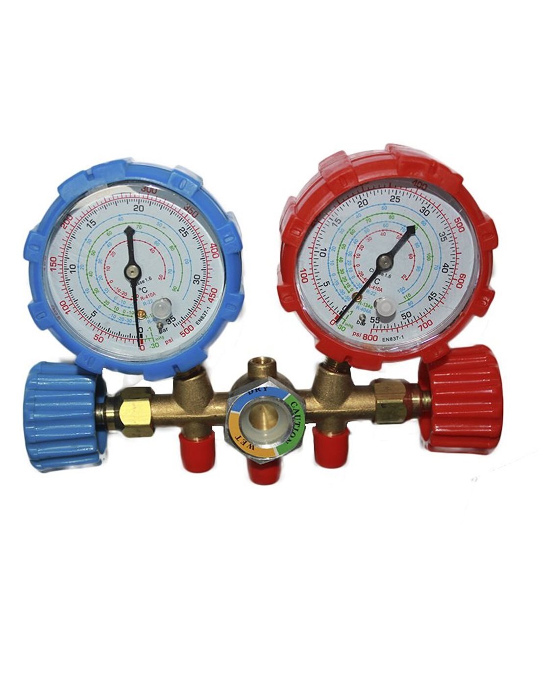 Juego manometros para carga Gas R410,R134,R404 y R32 para aire acondicionadio
