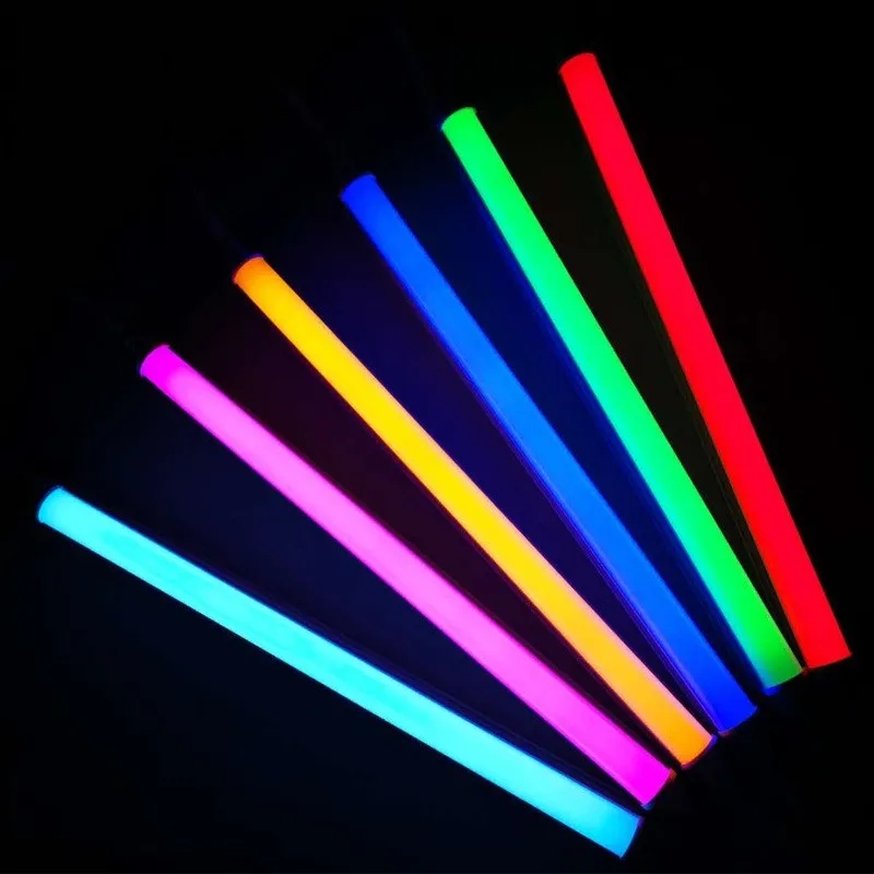 Tubo de color LED T 5 iluminación integrada 30 cm 60 cm Lámpara de pared de tubo fluorescente LED luz blanco frío cálido 220V