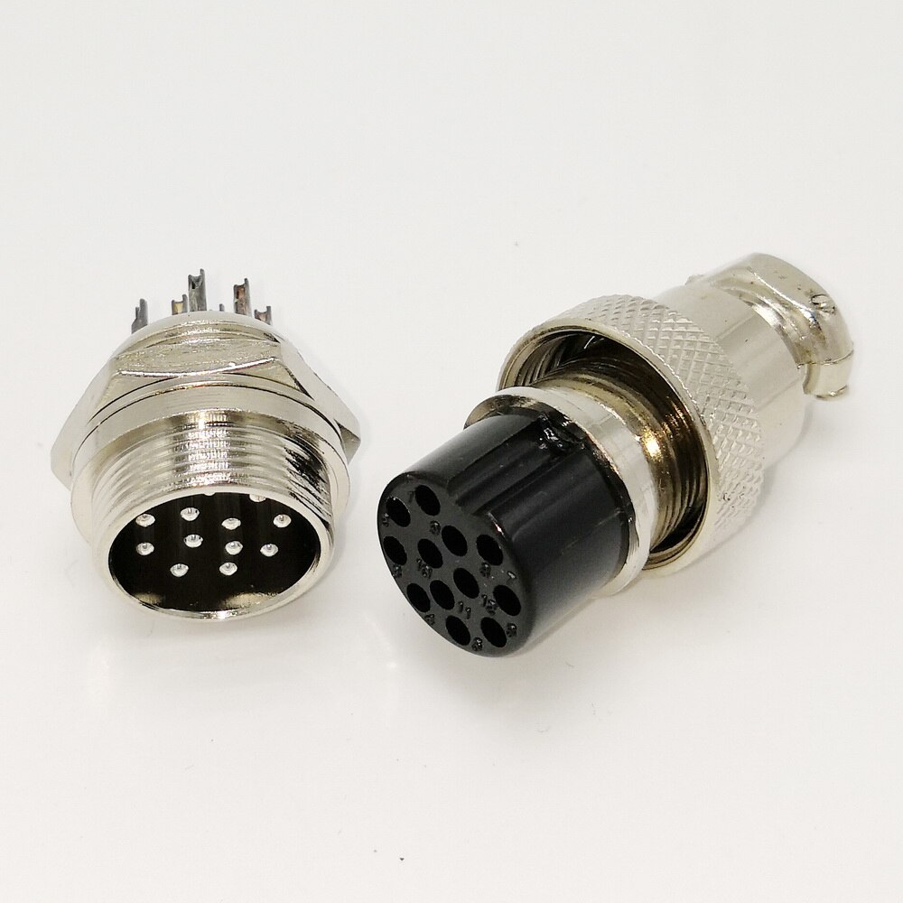 20 Mm GX20 12 Pins Luchtvaart Plug Luchtvaart Socket Kabel Joint 2 Set/partij