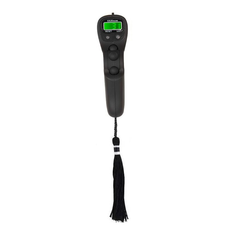 Portable Handheld Digital Beads Counter with Backlight Finger Game Toy Manual Reset Decompression Relaxation Tool for Meditation: black