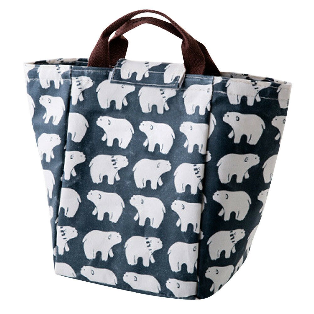 Mode Grote Lunch Box Bag Geïsoleerde Thermische Voedsel Picknick Leuke Lunch Tassen Voor Vrouwen Kids Mannen Koeltas Tote Case school Werk: Color 1