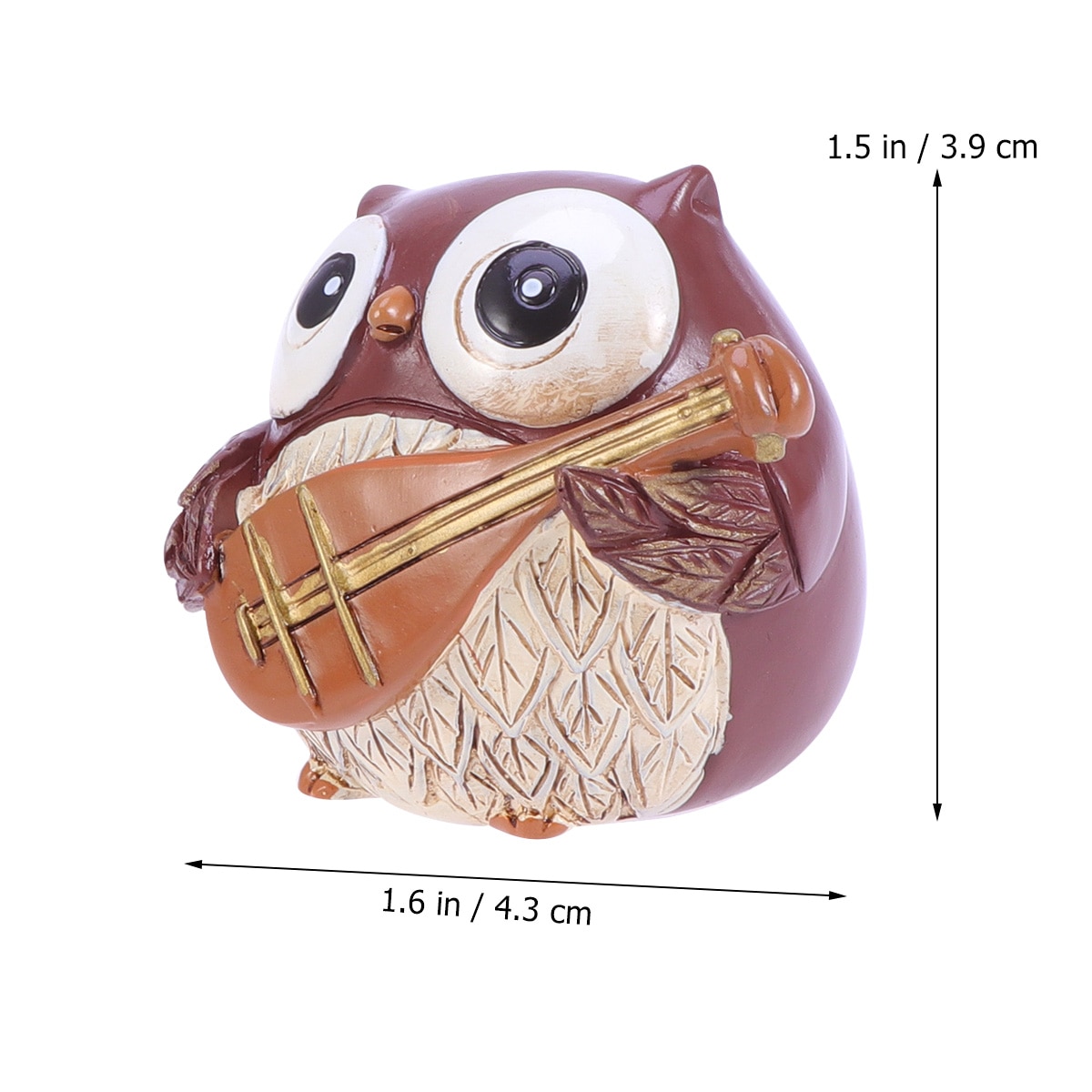 1Pc Hars Ambachten Uil Vorm Creatieve Decoratieve Unieke Cartoon Hars Ambachten Ornamenten Desktop Versiering Voor Thuis Bar Kantoor