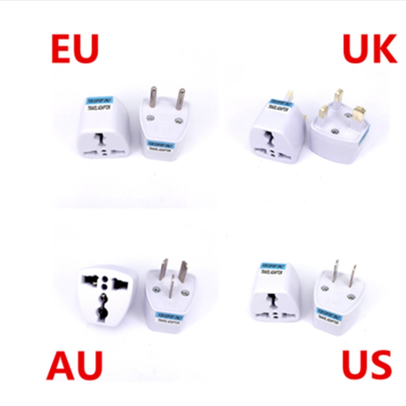 Universal Uk Us Eu Au Plug Adapter Amerikaanse Australische Europese Reizen Power Adapter Ac Charger Converter Socket Stopcontact