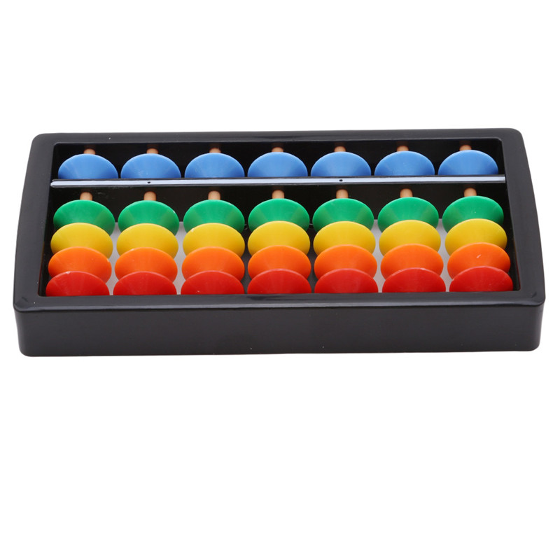 7 ziffern Math Spielzeug Für Kinder Chinesische Abacus Lernen Pädagogisches Spielzeug Kunststoff Abacus Arithmetik Berechnung Werkzeuge
