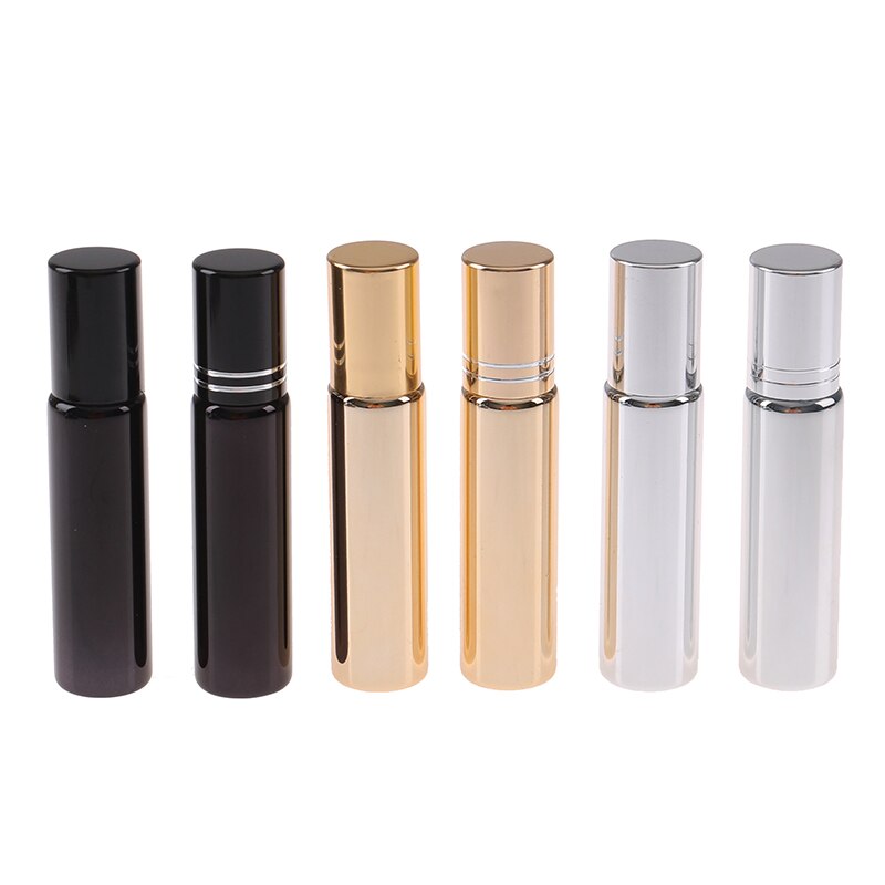 7 pièces/ensemble 10ml Mini rouleau de verre de parfum vide sur bouteille huile essentielle rouleau bouteilles Portable Mini bouteille