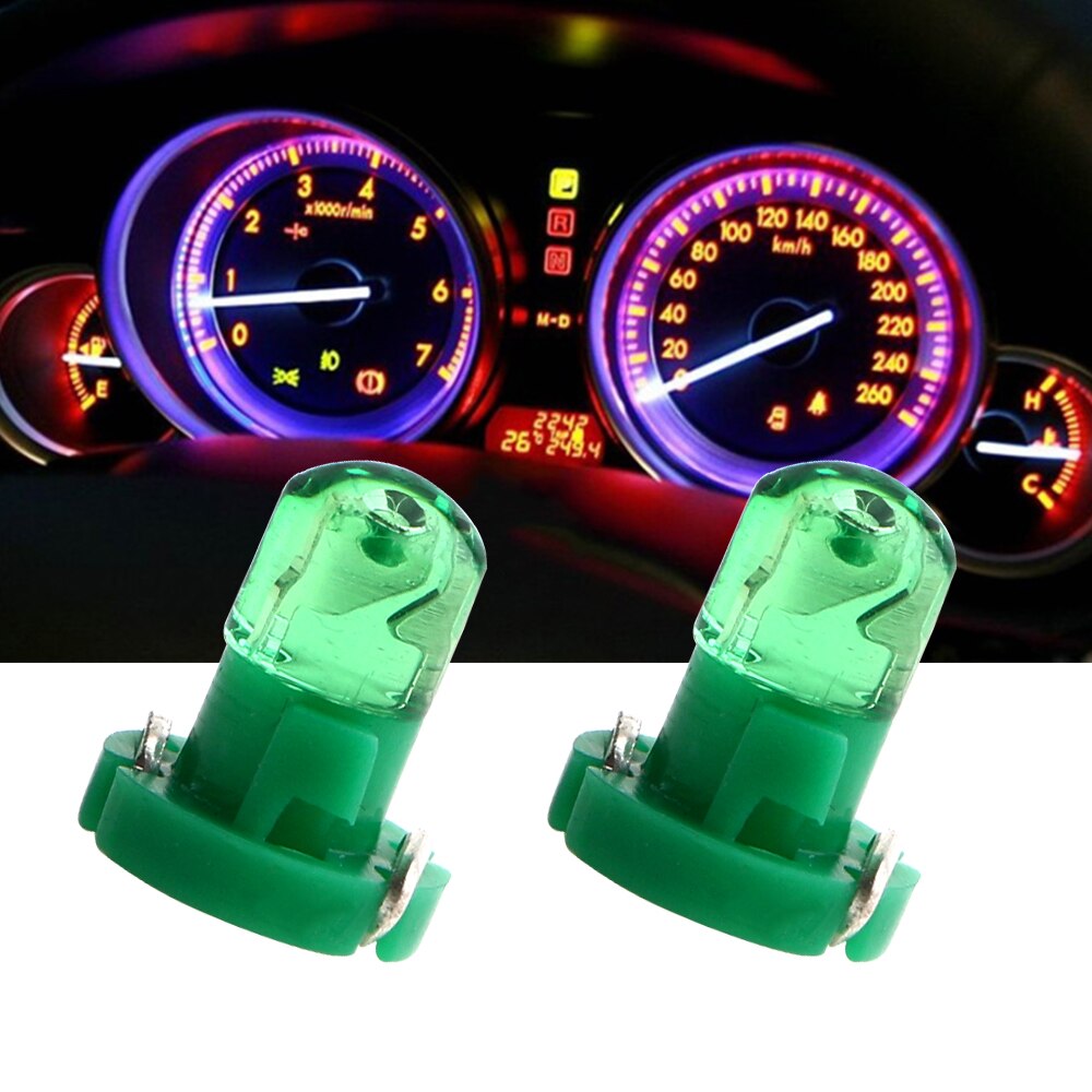 10 stuks  t4.2 cob 1 smd led dashboard instrumentenpaneel licht autolamp zij-indicator interieur wit rood amber groen