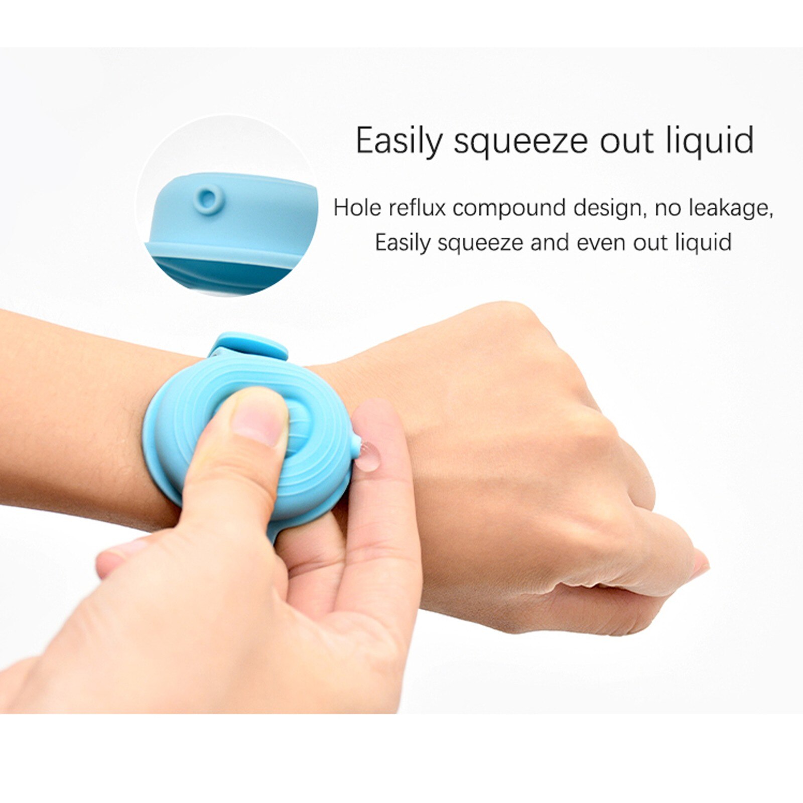 Gel de lavage des mains pour enfants adultes Bracelet liquide distributeur de main Gel de lavage des mains avec Bracelet Portable désinfectant entier L928