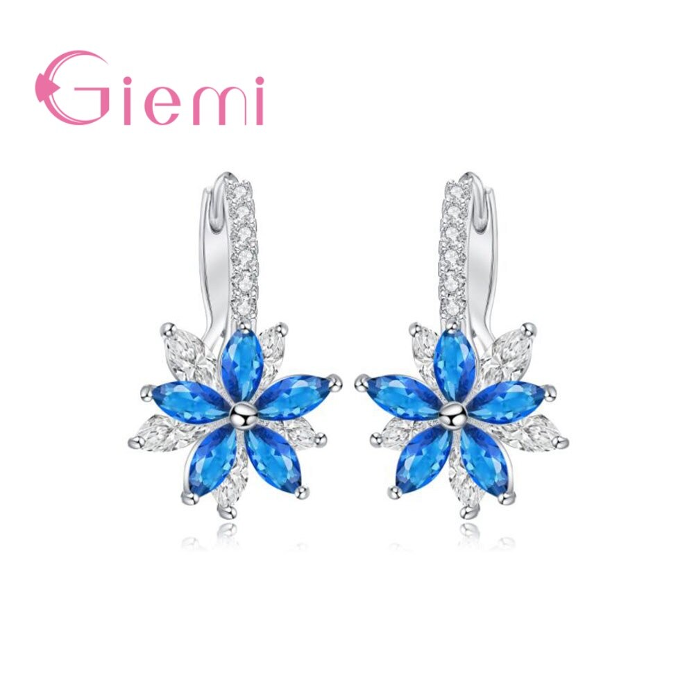 Mode Meisje Boucle Foreille Femme Romantische Stud Oorbellen Bloem Zirconia Voor Vrouwen Party Meisjes Verjaardag Oorbellen Sieraden