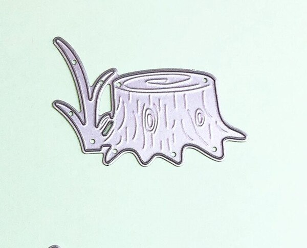 Tree Stump Dies Animal Metal Cutting Dies Scrapbooking Bird Butterfly Flower leaf Die Cut for DIY Paper Card Making: TREE