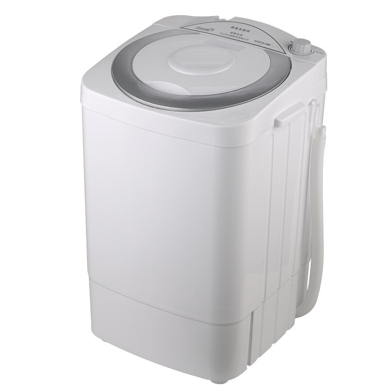 7.0 Kg Single Barrel Single Cylinder Mini Washing Machine with Dehydration Semi-automatic Washing with Dehydration