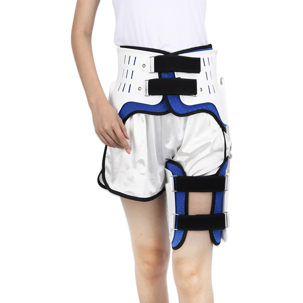 Adult Hip Immobilization Brace Hip Immobilizer Abduction Bracket Hip Sprain Protection Injury Arthritis Orthosis Fixation Brace: GRAY