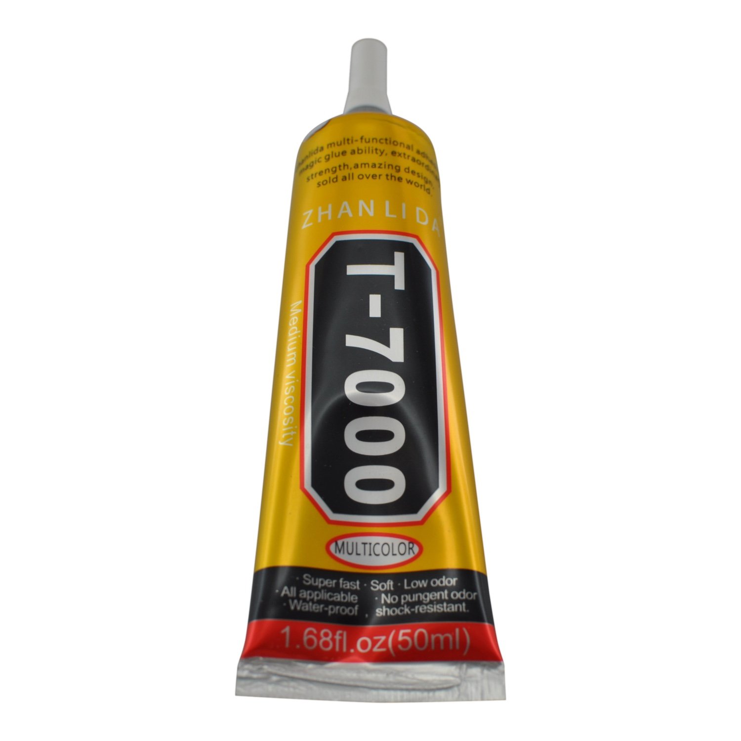 50ml T-7000 Adhesive Glue Multi Use Powerful Epoxy Resin Black Liquid Glue Super Sealant Handset Touch Screen Rack Maintenan