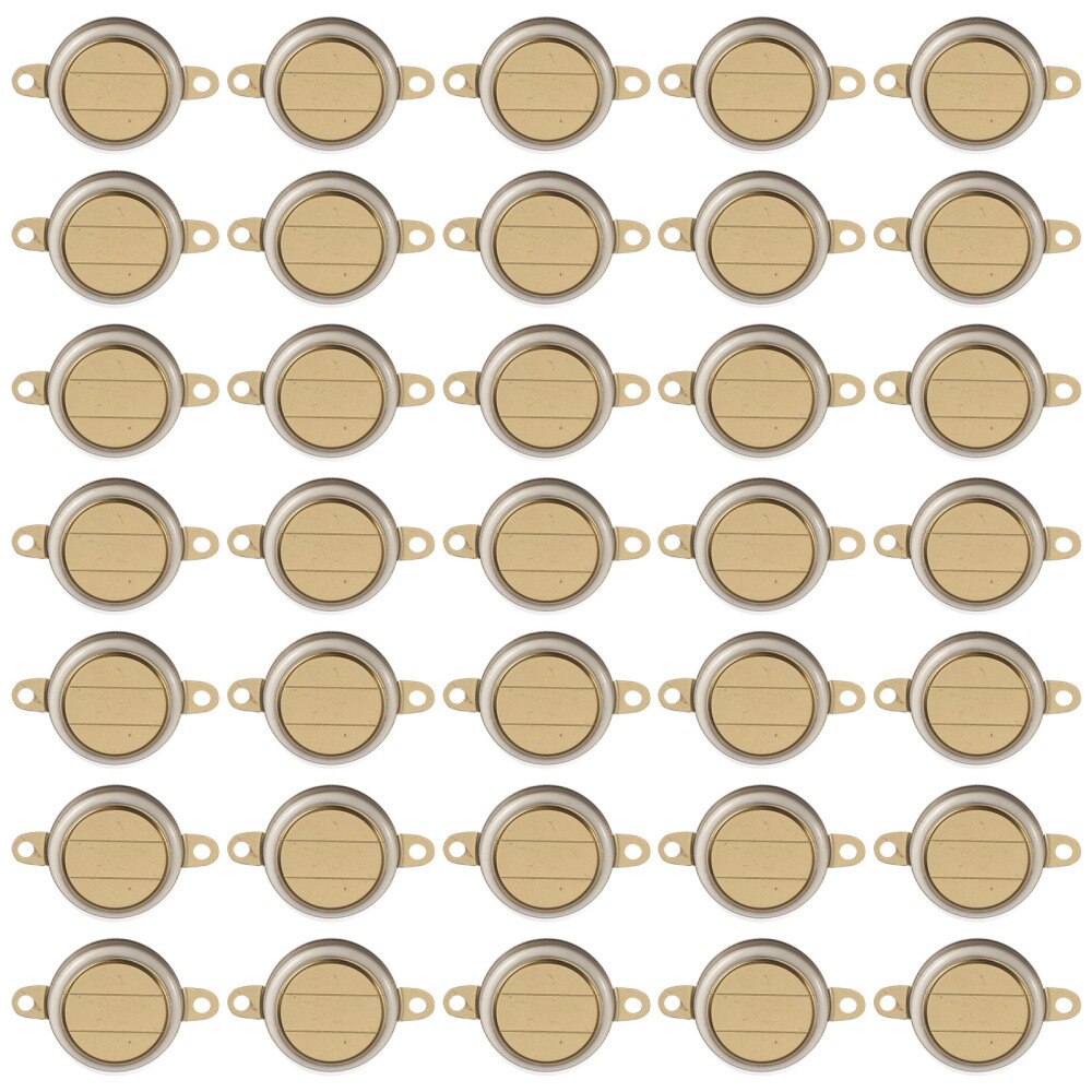 80Pcs Seal Caps Iron Barrel Covers Waterproof Barrel Sealing Lids White