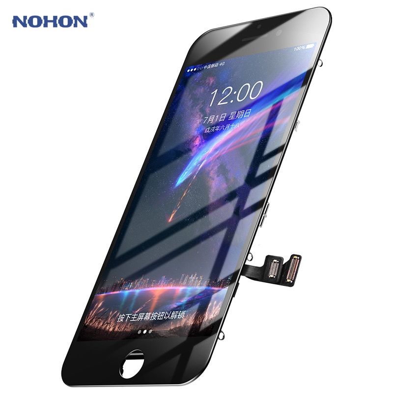 NOHON Display A CRISTALLI LIQUIDI Per il iPhone X 7 6 6S 8 Più pantalla schermo di Visualizzazione Dello Schermo 3D Sostituzione Touch Digitizer Assembly cristalli Liquidi del telefono AAAA + +