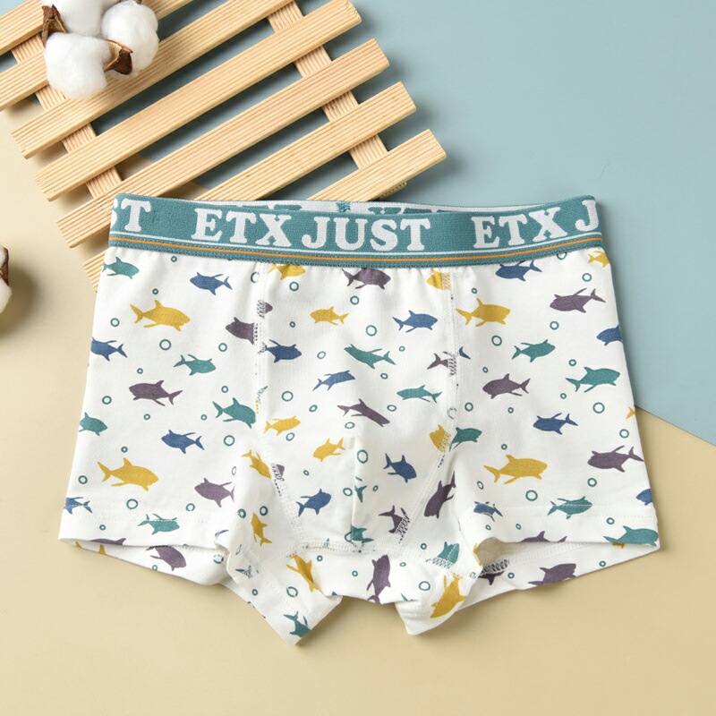Sous-vêtements Garçons 92 Ensemble 3 PCS - Slips Imprimés Mignons Coton Enfants
