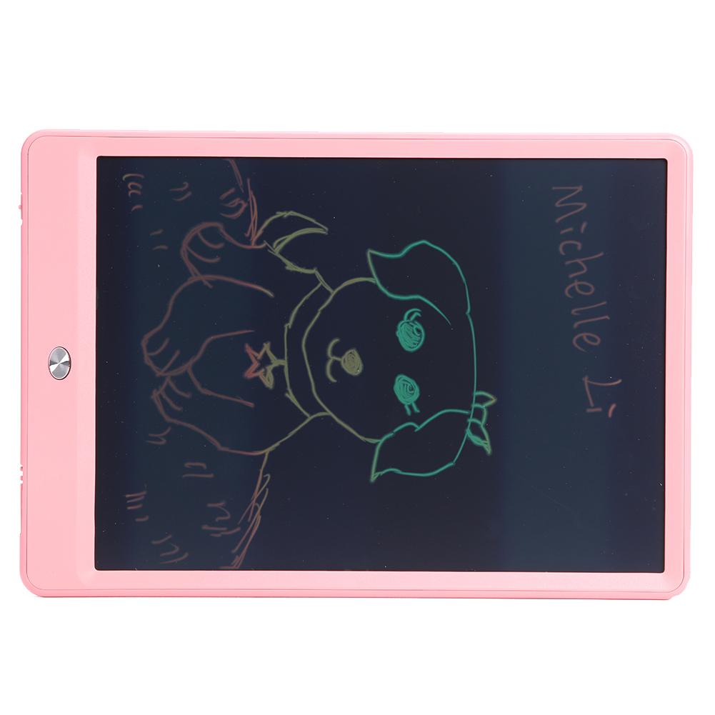 10 inch Digital Color Screen Drawing Tablet Kids LCD Writing Graphics Board drawing pad Ultra Thin Portable Hand writing: Pink