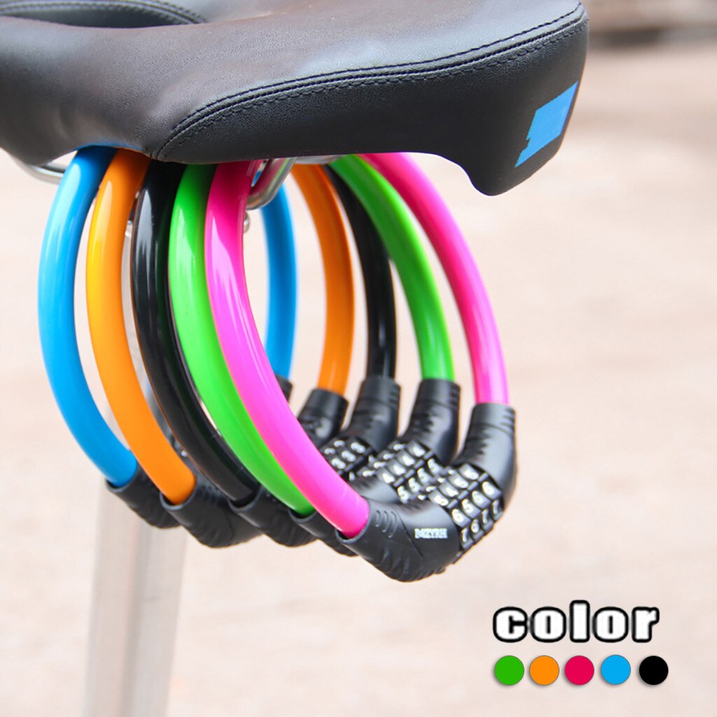 Bike Lock Cable Locks for Bicycle Heavy Duty Combination Chain Security Digital Cycling Security Anti-theft Cable Lock31