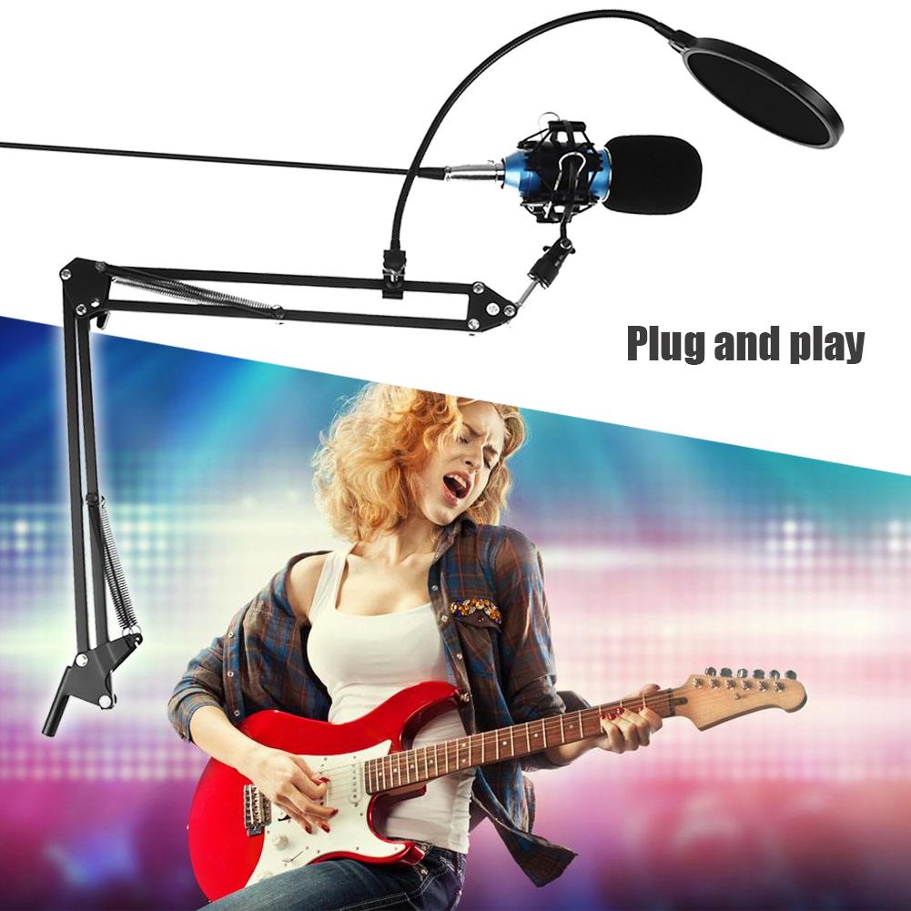 Bm -800 mikrofon 3.5mm kabelgebundenes kondensatormikrofon für aufnahmen