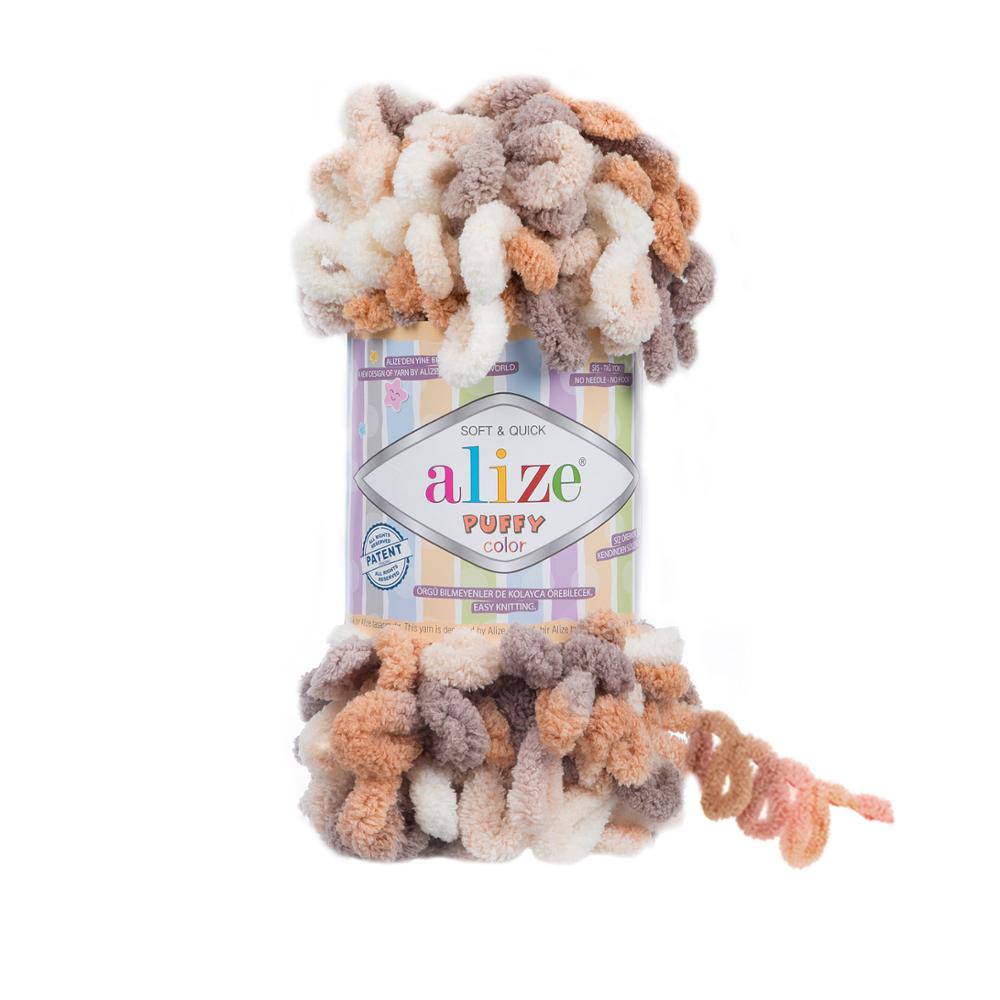 1 stk alize puffy farge garn løkke garn nyhet babygarn mykt og varmt babyteppegarn, fingerstrikk garn 1 nøste 1 x 100 gr-9mt: 5926