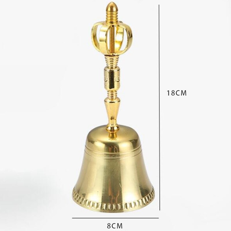 Tybetańnarty buddyjski dzwonek robić medytacji i Dorje ustawić Shiplies bardzo głośny wielofunkcyjny ręczny dzwonek recepcyjny