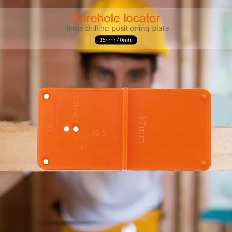 Scharniergat Boren Gids Positionering Mark Sjabloon 26/35/40mm Scharnier Installatie Jig Deur Kast Scharnier Gat Locator Houtbewerking